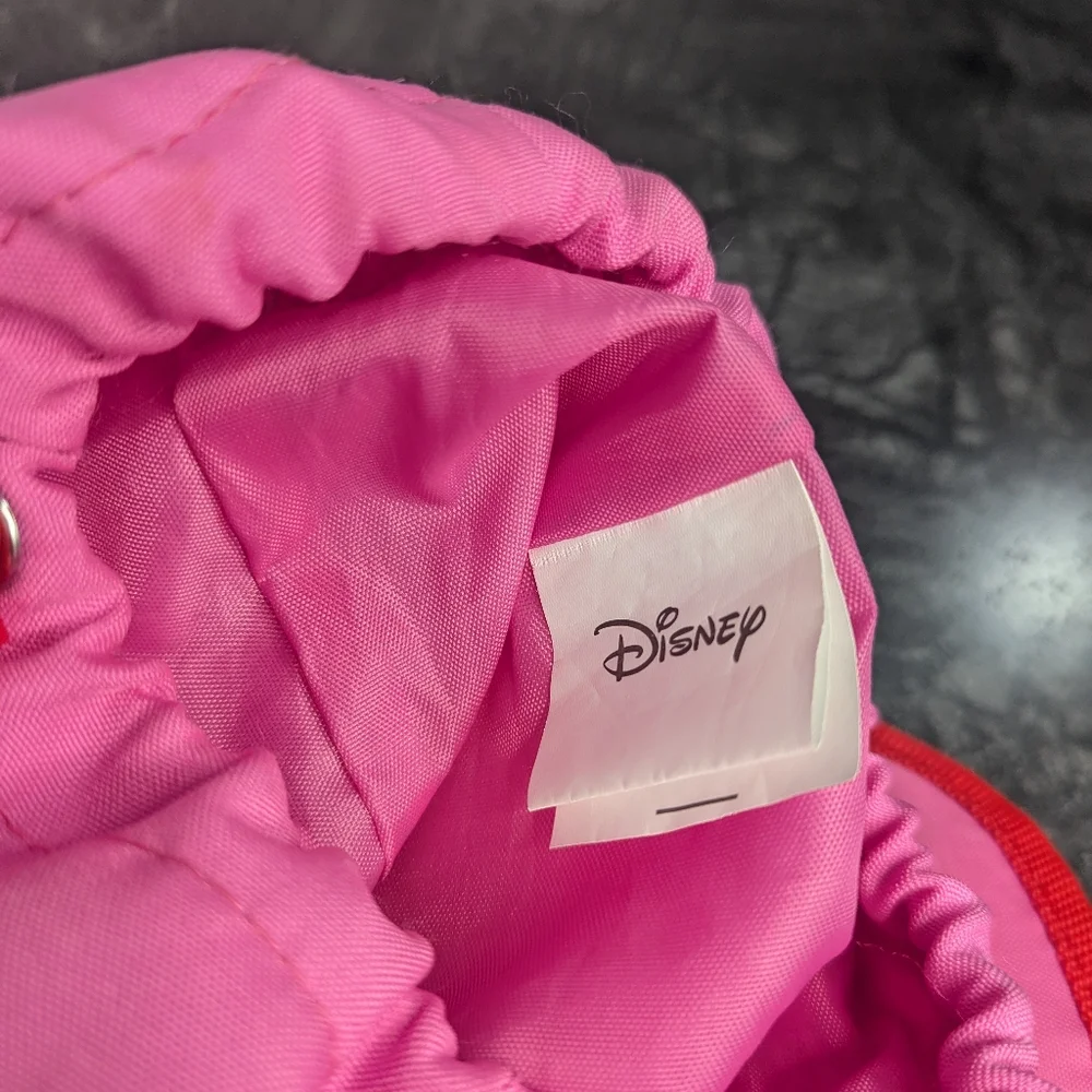 Disney Girls Minnie Mouse Plush Pink Small Backpack